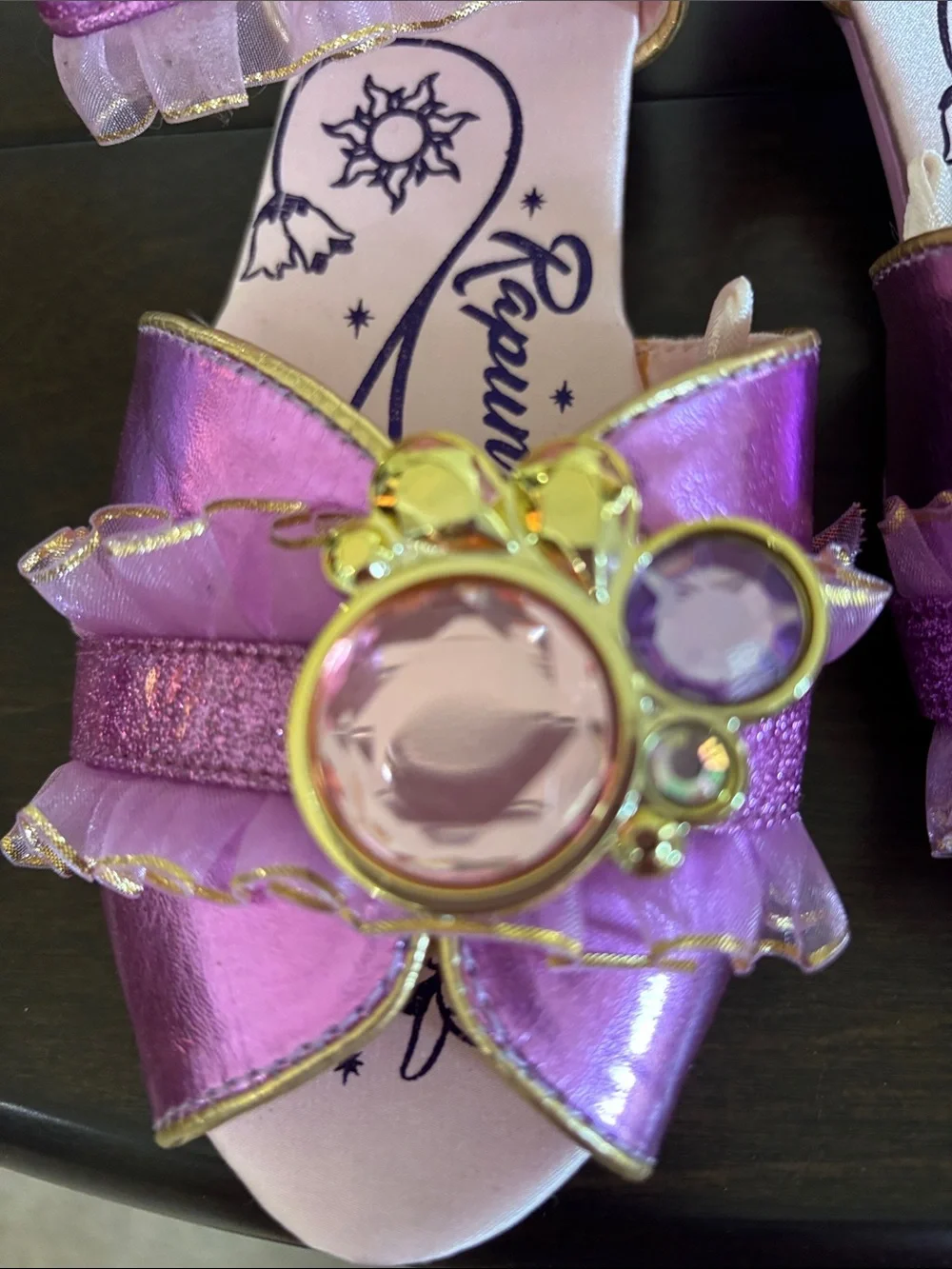 Disney Rapunzel Costume shoes Girls 2/3